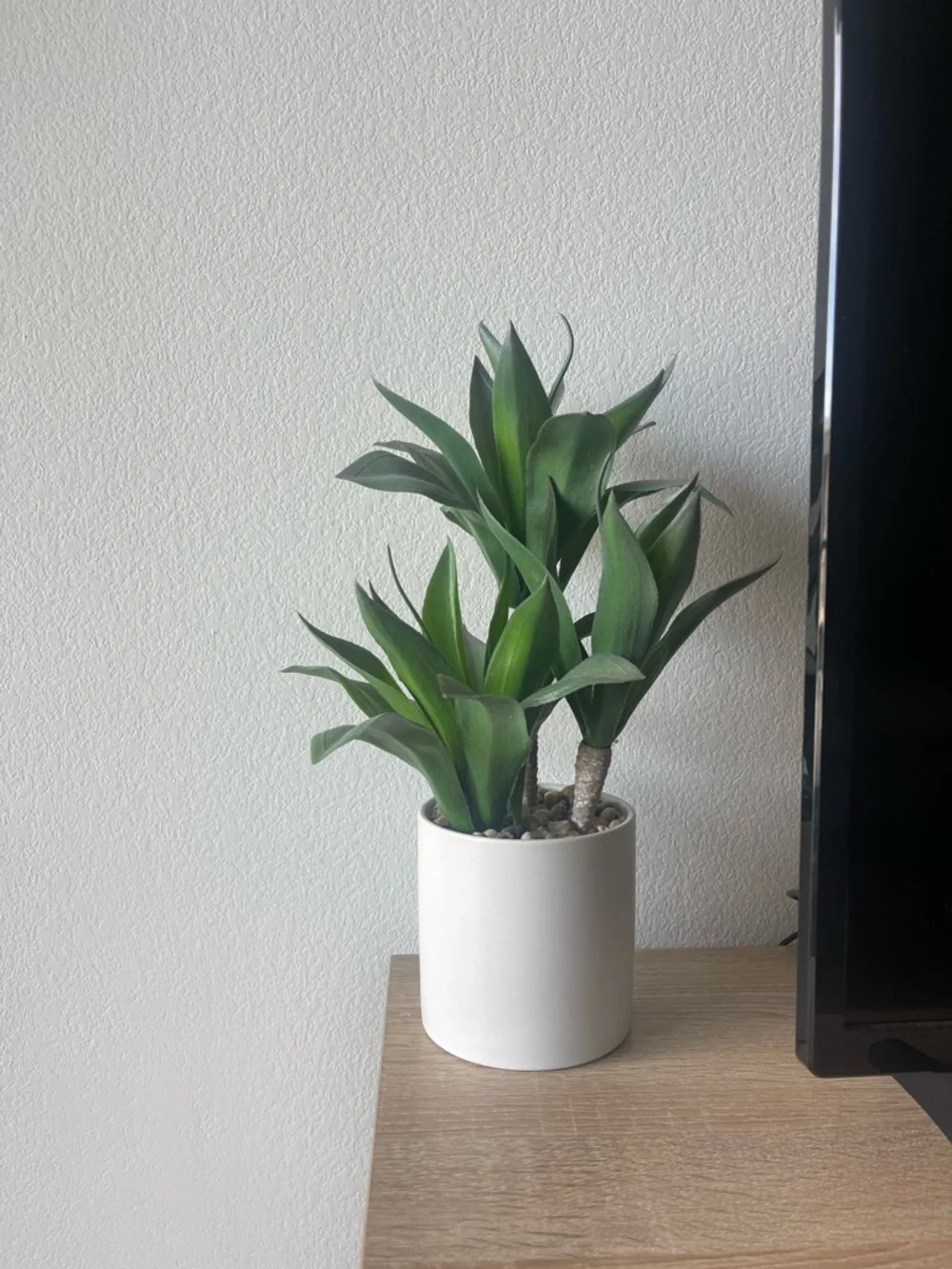 Artificial Three-Head Agave Succulent Plant Potted